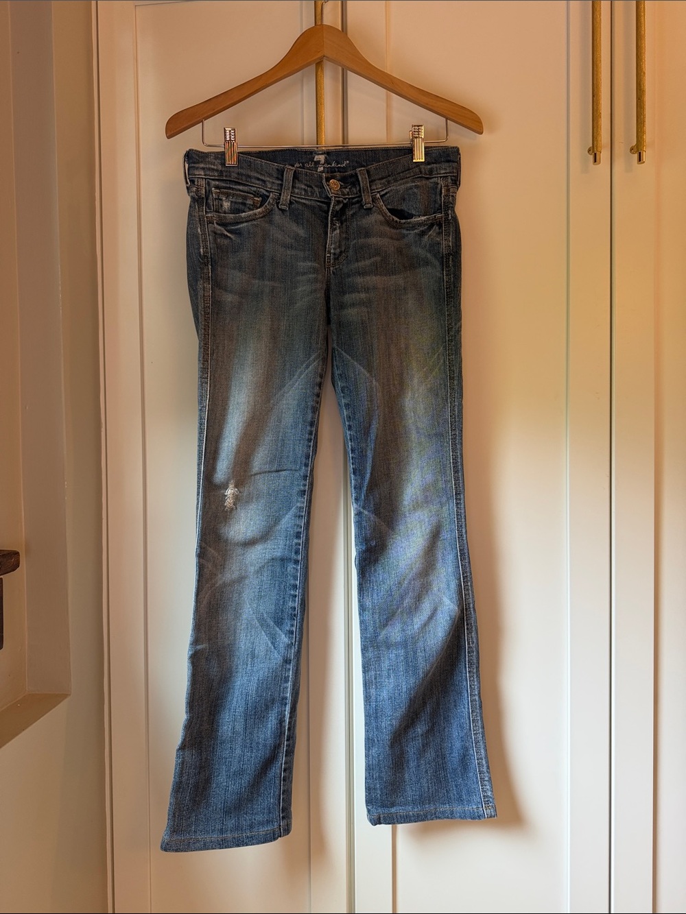 Y2K vintage 7 For All Mankind Straight Leg Jeans in Colette style- 26